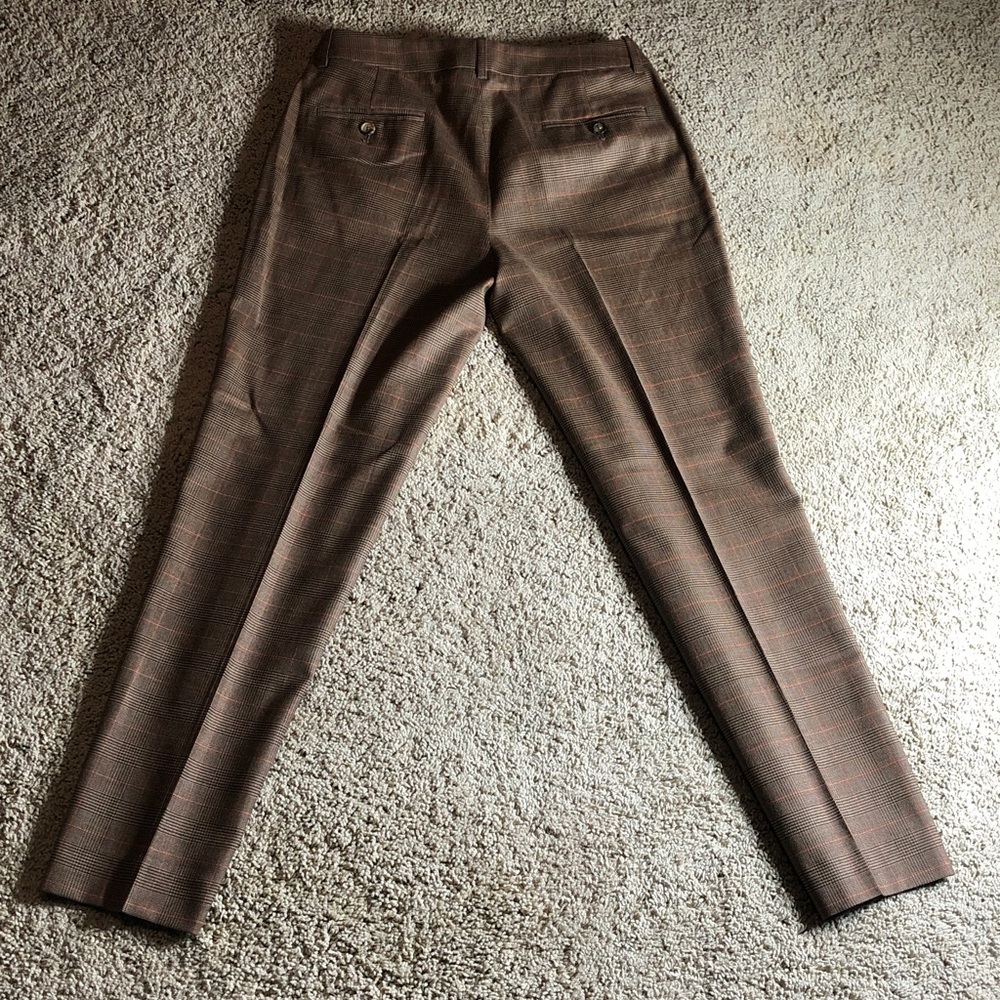 Michael Kors Beige and Black Women’s Tailored Plaid Trousers, Size 6 - Picture 7 of 8